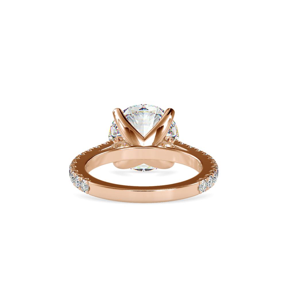 Delicate tribute to floral inspiration engagement ring