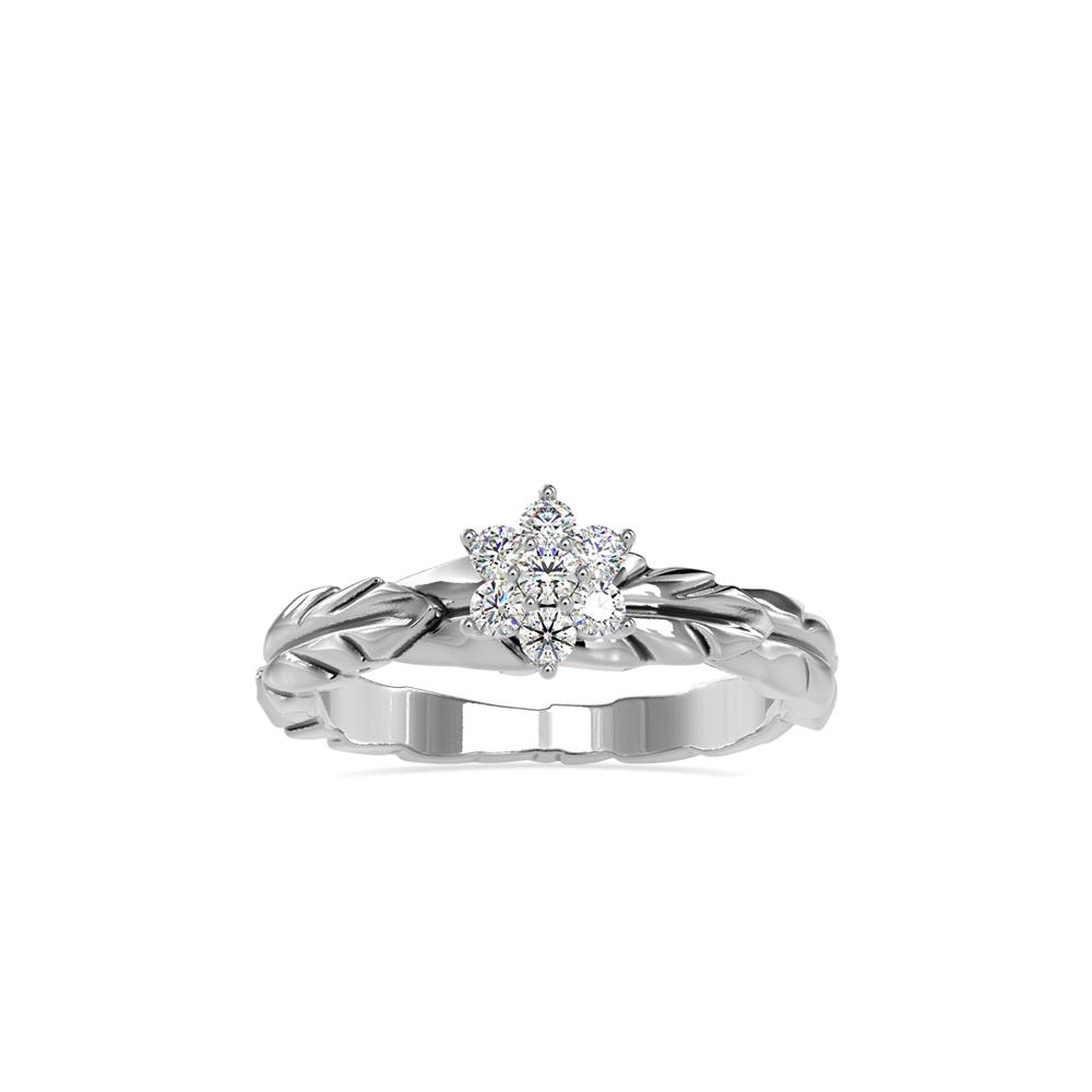 Laurel Leaf Engagement ring