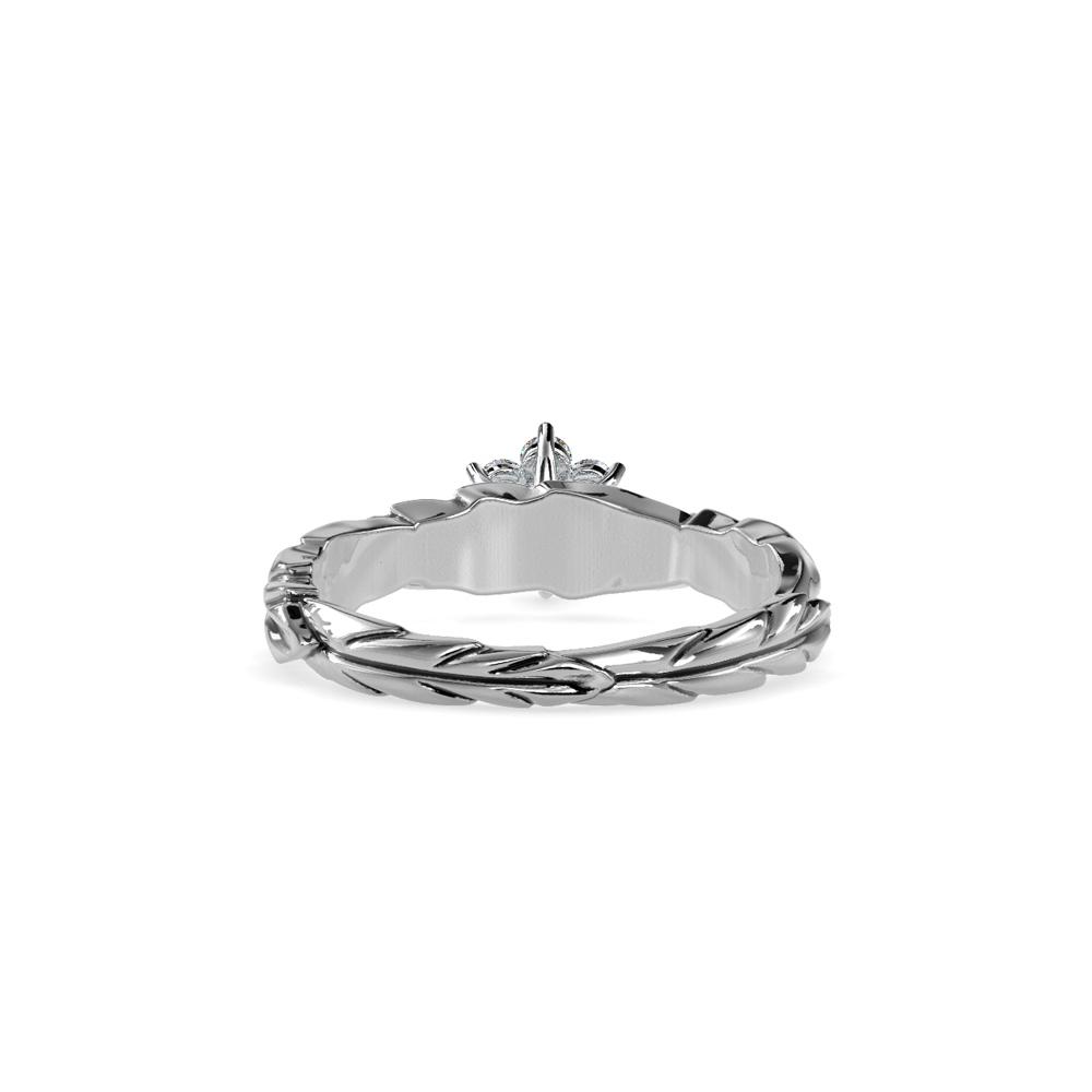 Laurel Leaf Engagement ring