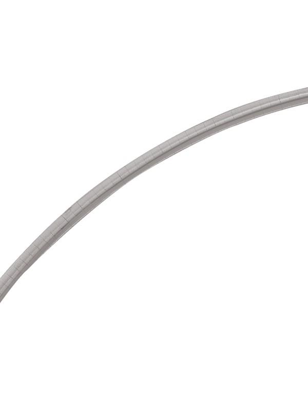 N2909 - TWO TONE REVERSIBLE OMEGA NECKLACE