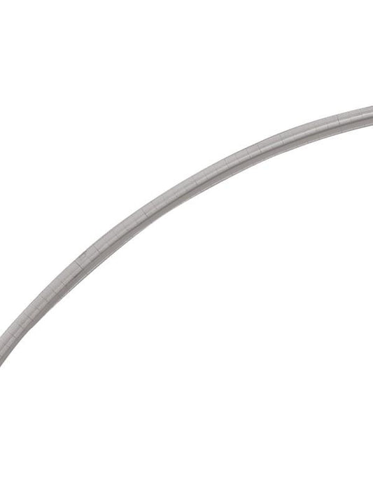 N2909 - TWO TONE REVERSIBLE OMEGA NECKLACE