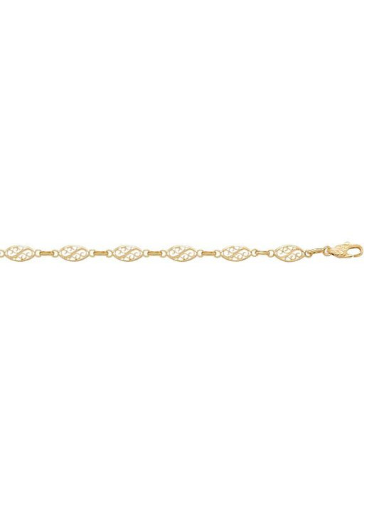 N403 - YELLOW GOLD FILIGRI LINK