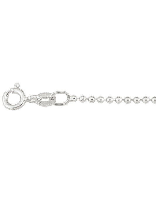 N7329 - SILVER BEAD LINK