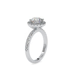 SKU: 0005 (22K) Round Diamond Engagment Ring in Rose Gold.