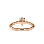 SKU: 0006 (10K) Pear  Shape Dainty Engagment ring in Rose Gold.