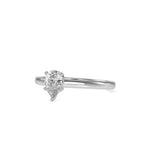 SKU: 0006 (10K) Pear  Shape Dainty Engagment ring in Rose Gold.