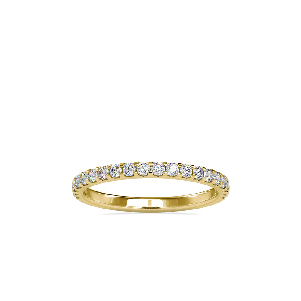 SKU: 0007 (18K) Diamond-Accent Wedding band in Rose Gold.