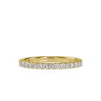 SKU: 0007 (10K) Diamond-Accent Wedding band in Rose Gold.