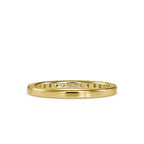 SKU: 0007 (18K) Diamond-Accent Wedding band in Rose Gold.