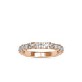 SKU: 0008 (22K) Timeless Diamond Band in Rose Gold.