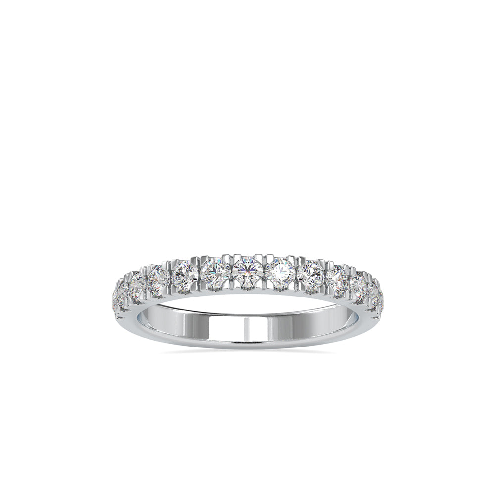 SKU: 0008 (22K) Timeless Diamond Band in Rose Gold.