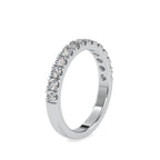 SKU: 0008 (18K) Timeless Diamond Band in Rose Gold.