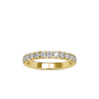 SKU: 0008 (22K) Timeless Diamond Band in Rose Gold.