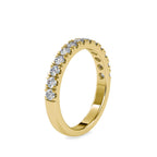 SKU: 0008 (18K) Timeless Diamond Band in Rose Gold.