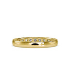 SKU: 0008 (14K) Timeless Diamond Band in Rose Gold.