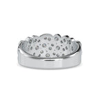 SKU: 0009 (14K) Cascading Diamond Ring in Rose Gold.