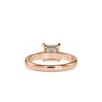 SKU: 0013 (22K) Princess Diamond  Engagment Ring in Rose Gold.