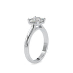 SKU: 0013 (18K) Princess Diamond  Engagment Ring in Rose Gold.