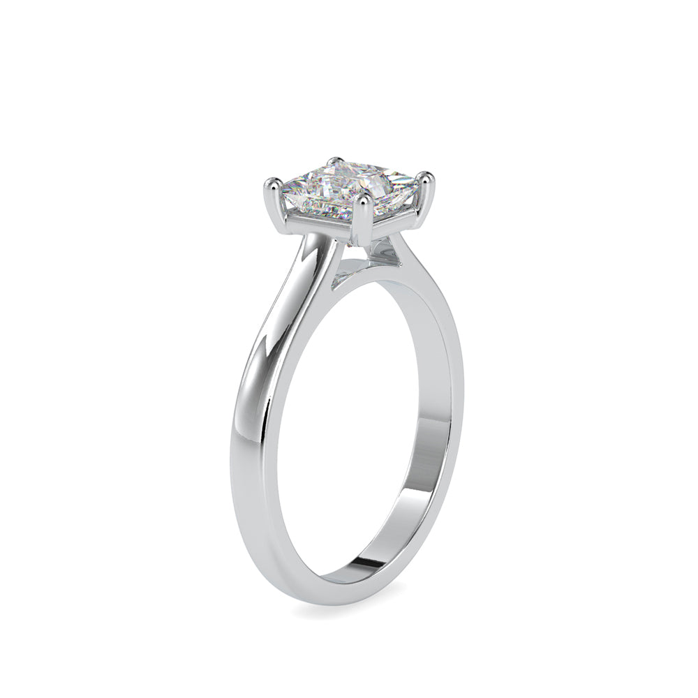 SKU: 0013 (22K) Princess Diamond  Engagment Ring in Rose Gold.