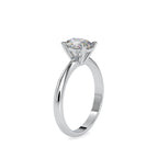 SKU: 0016 (22K) Oval Diamond Solitaire Ring in Rose Gold.