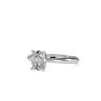 SKU: 0016 (22K) Oval Diamond Solitaire Ring in Rose Gold.