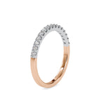 SKU: 0018 (10K) Two-Tone diamond Wedding Band .