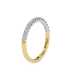 SKU: 0018 (10K) Two-Tone diamond Wedding Band .