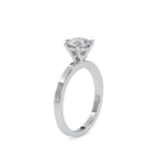SKU: 0020 (18K) Unique Six-Prong Solitair Engagment Ring in Rose Gold.