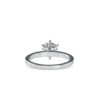 SKU: 0020 (18K) Unique Six-Prong Solitair Engagment Ring in Rose Gold.