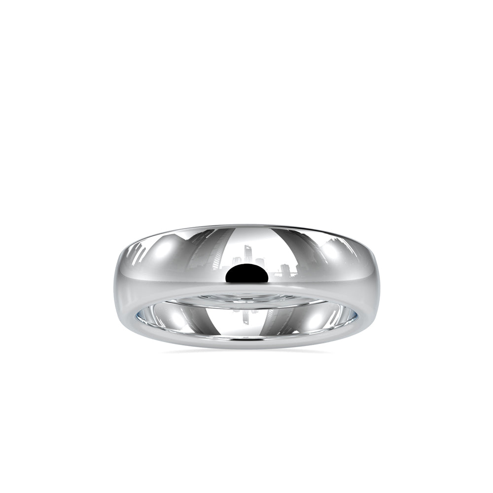 SKU: 0022 (18K) Plain Wedding Band in Rose Gold.