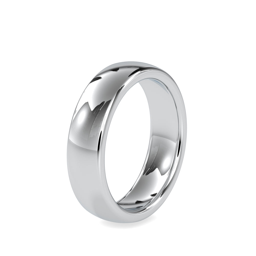 SKU: 0022 (22K) Plain Wedding Band in Rose Gold.