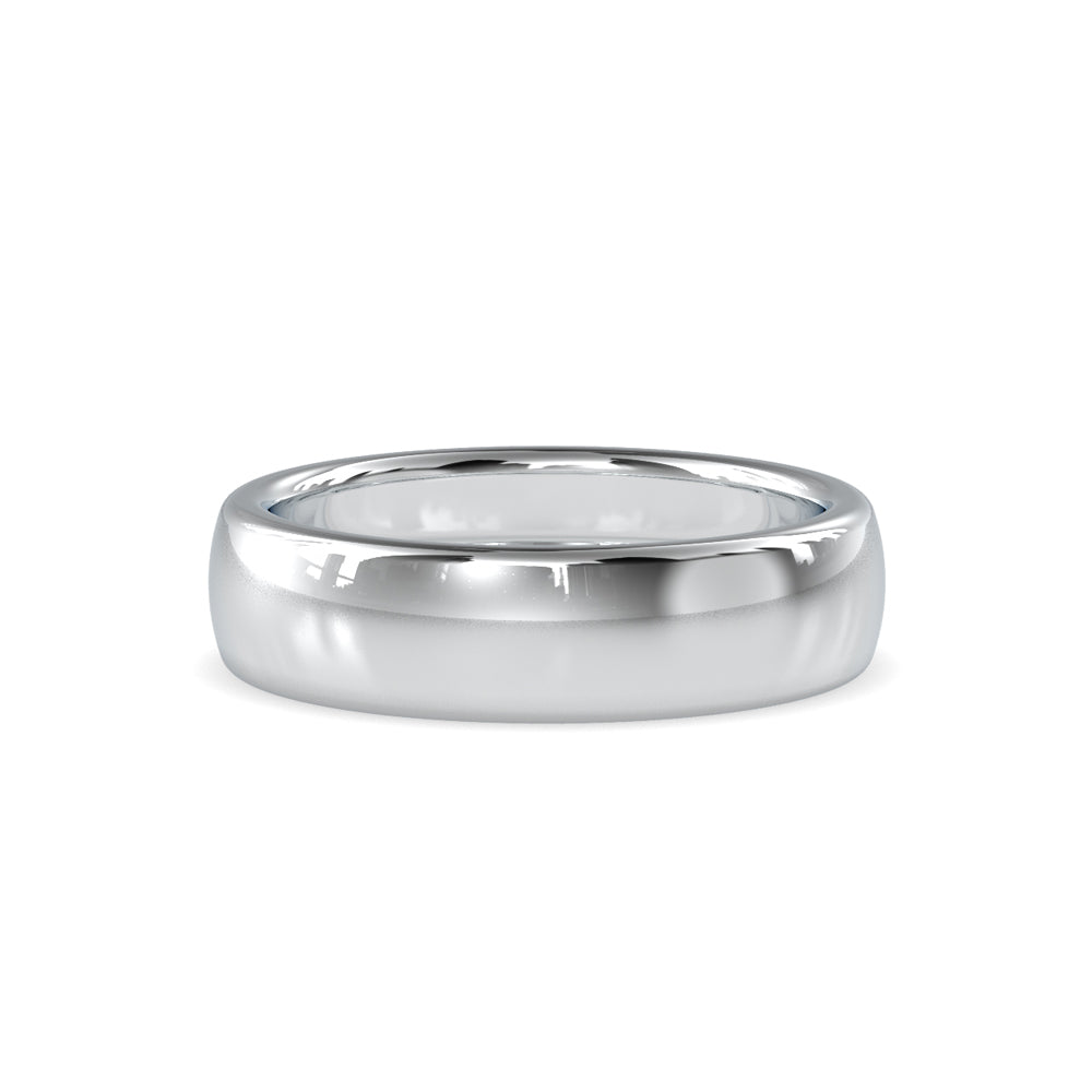 SKU: 0022 (10K) Plain Wedding Band in Rose Gold.