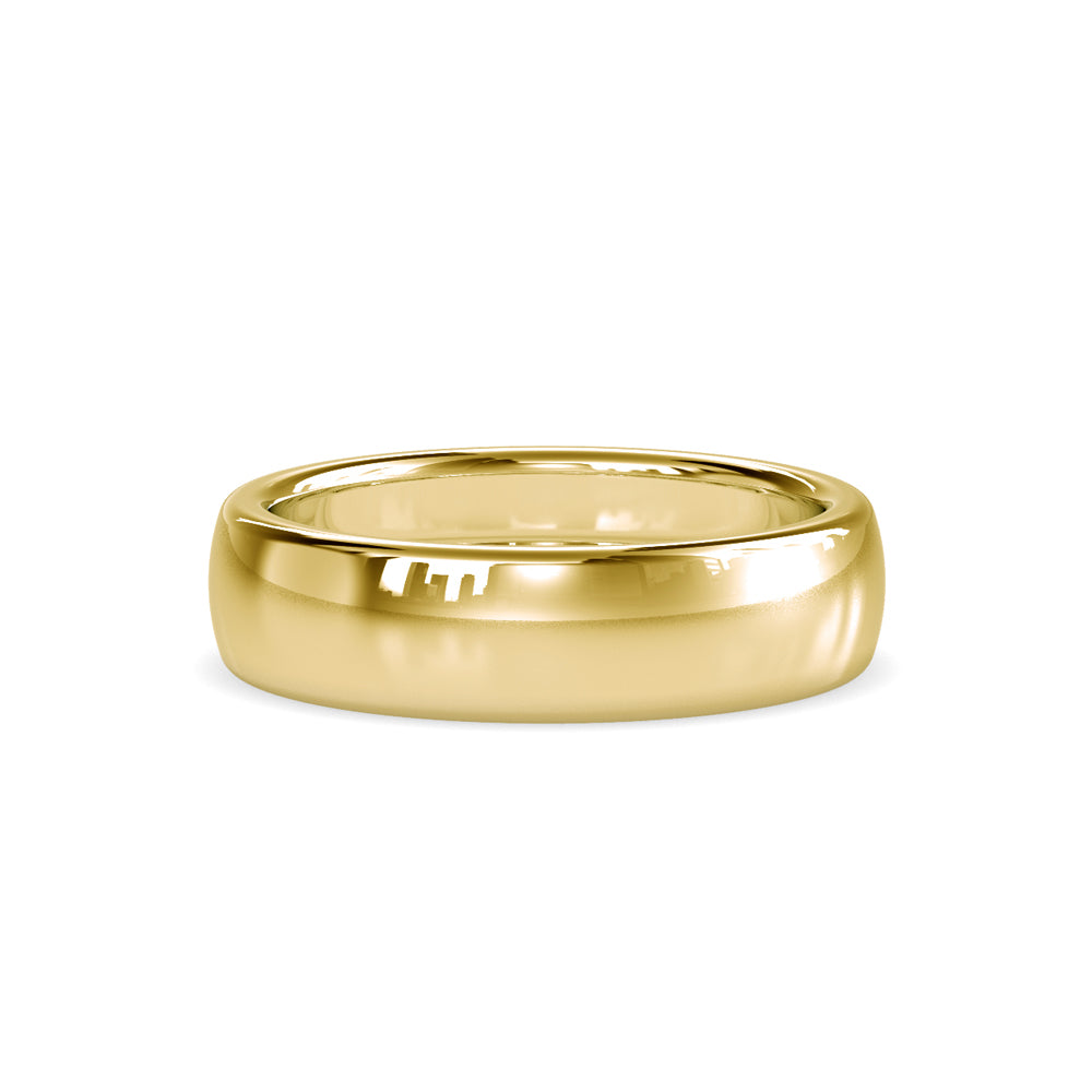 SKU: 0022 (10K) Plain Wedding Band in Rose Gold.