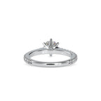SKU: 0028 (10K) Six-Prong Solitaire Engagment Ring in Rose Gold.