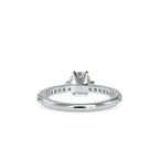 SKU: 0029 (22K)  Classic Solitaire With Two-Tone Engagment Band.