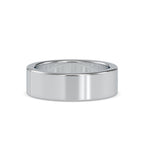 SKU: 0034 (14K) Wide Wedding Band With Diamonds in Rose Gold.