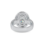 SKU: 0036 (18K) Two Tone Double Halo Engagment Ring .