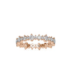 SKU: 0037 (18K) Shimmering Eternity Band In Rose Gold.