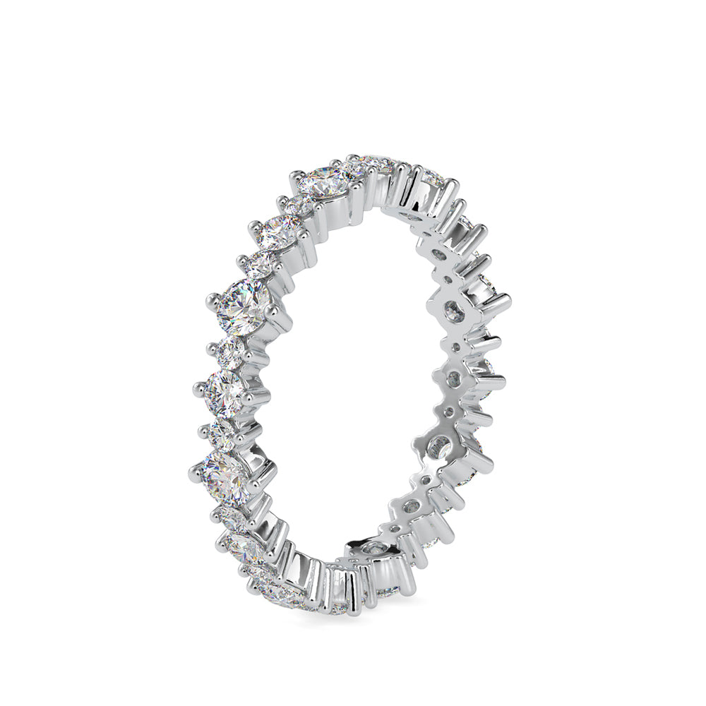SKU: 0037 (22K) Shimmering Eternity Band In Rose Gold.