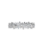 SKU: 0037 (10K) Shimmering Eternity Band In Rose Gold.