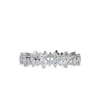SKU: 0037 (14K) Shimmering Eternity Band In Rose Gold.