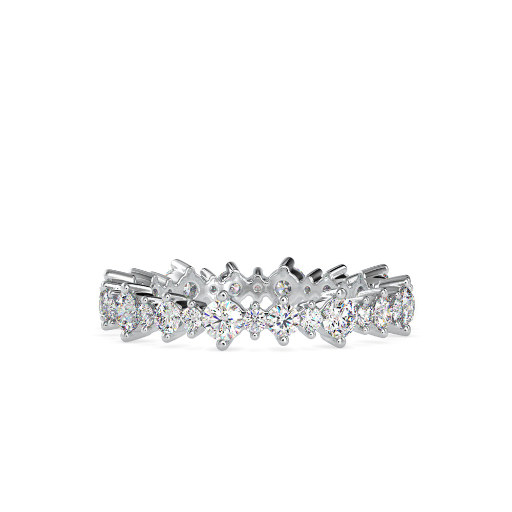 SKU: 0037 (22K) Shimmering Eternity Band In Rose Gold.
