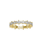 SKU: 0037 (10K) Shimmering Eternity Band In Rose Gold.