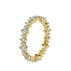 SKU: 0037 (14K) Shimmering Eternity Band In Rose Gold.