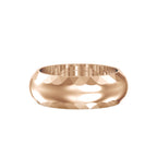 SKU: 0041 (14K) Faceted Band Ring In Rose Gold.