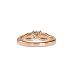SKU: 0043 (18K) Vintage-Inspired Engagment Ring in Rose Gold.