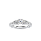 SKU: 0043 (22K) Vintage-Inspired Engagment Ring in Rose Gold.