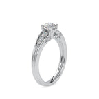 SKU: 0043 (14K) Vintage-Inspired Engagment Ring in Rose Gold.