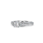 SKU: 0043 (18K) Vintage-Inspired Engagment Ring in Rose Gold.