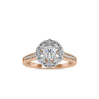 SKU: 0045 (10K) Two Tone Filigree Halo with Accented Band .